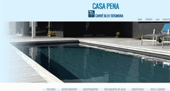 Desktop Screenshot of piscinascasapena.com